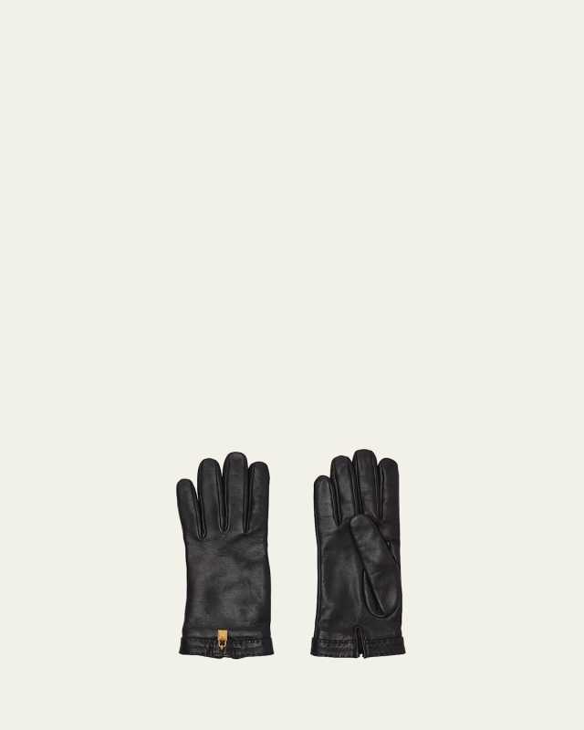 Nora Charm Leather Gloves